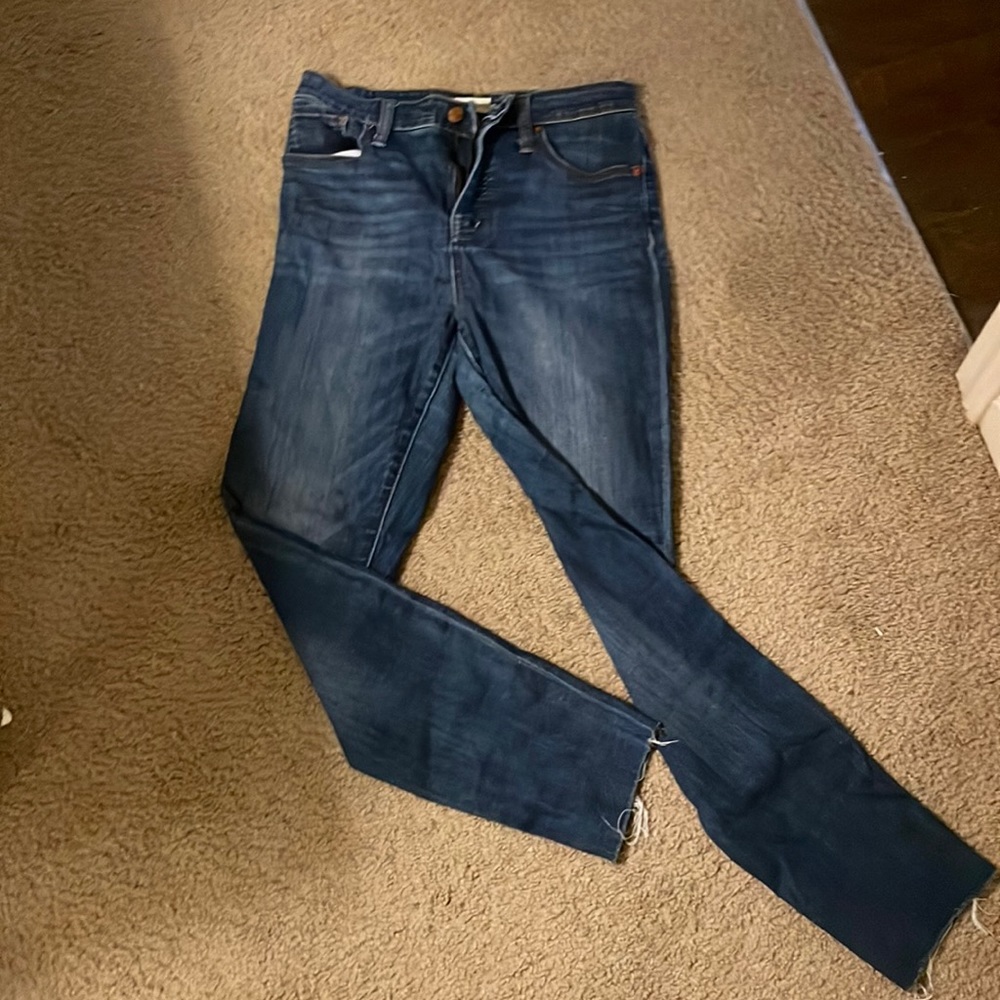 Madewell curvy high rise skinny jeans